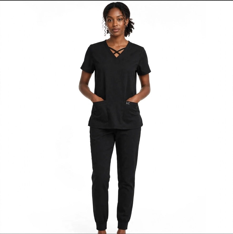 scrub set joggers