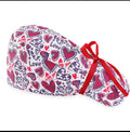 Red Heart Scrub Cap