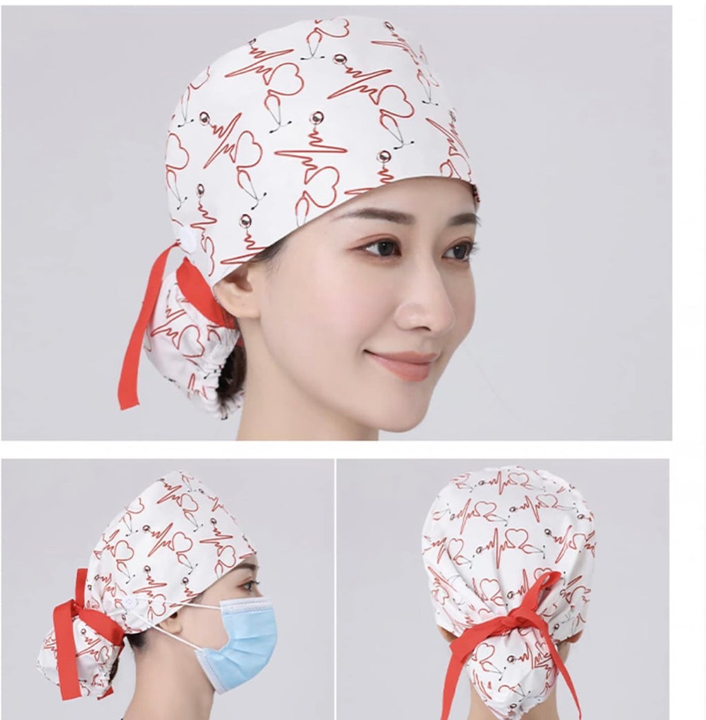 LC Ponytail Scrub Cap set (3)