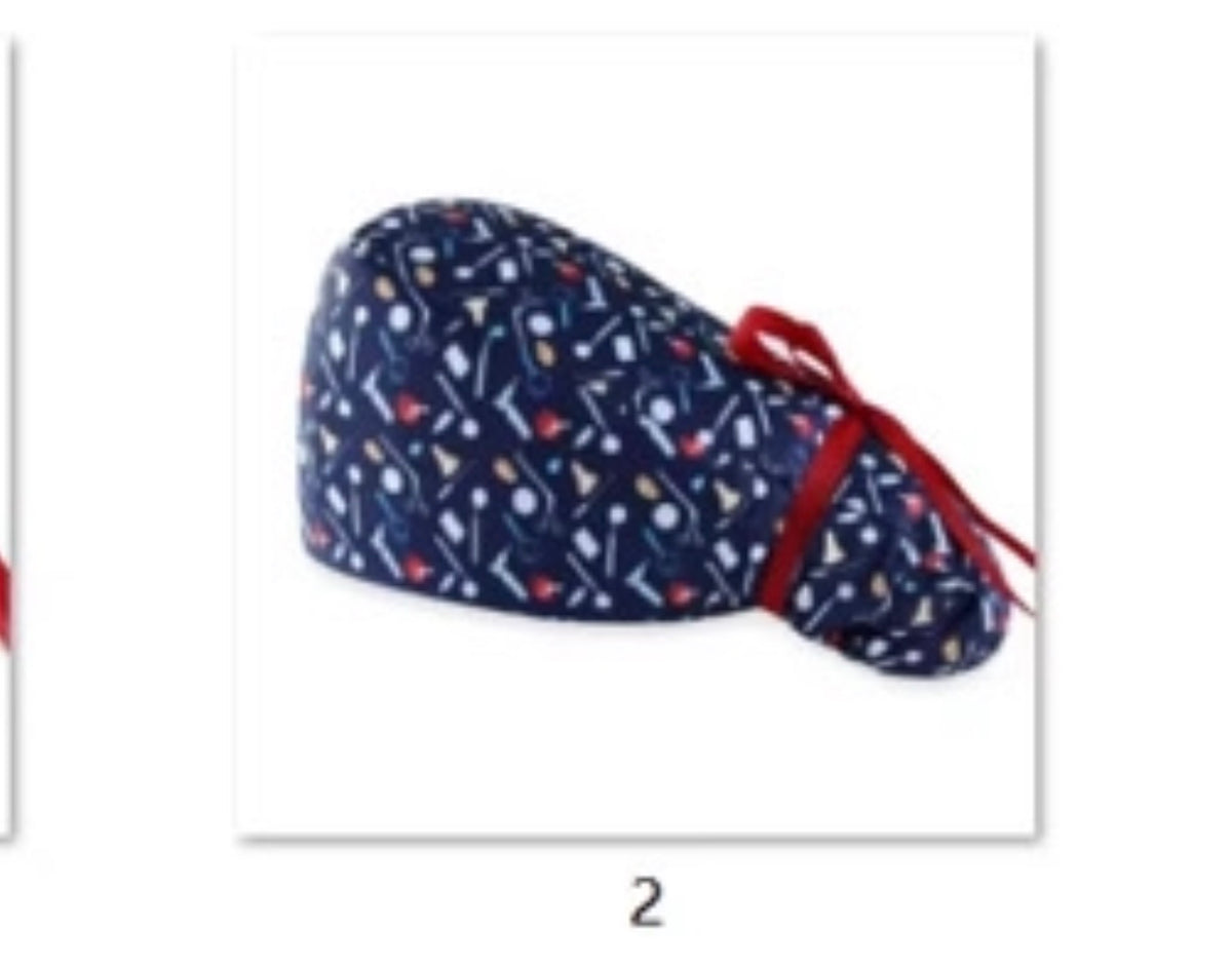 LC Ponytail Scrub Cap set (3)