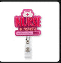 Pink Nurse In Progress Badge